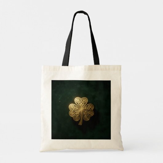 Whimsical Leprechaun Pot of Gold Tote Bag (Dos)