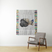 Whimsical Lezen Nook Tapestry Wandkleed (In situ)