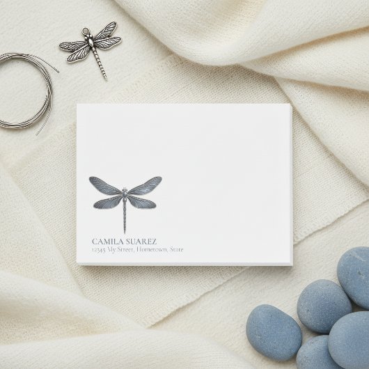 Whimsical Libelle Stofblauw ID1310 Post-it® Notes