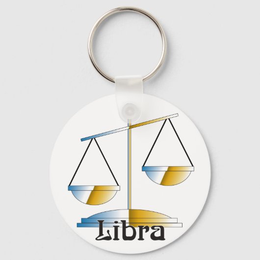 Whimsical Libra Sleutelhanger (Voorkant)