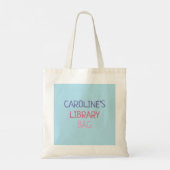 Whimsical Library Book Canvas tas (Achterkant)
