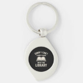 Whimsical Library Keychain Book Lover Gift (Voorkant)