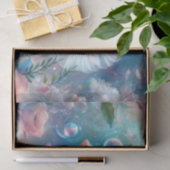 Whimsical Licht Roze Betta Vis Decoupage Tissuepapier (Geschenk)