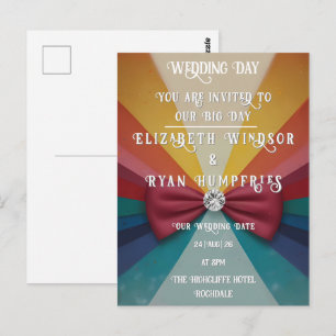 "Whimsical Light Rose Wedding Invitations Étincell