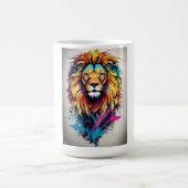 Whimsical Lion Waterverf Coffee Mok (Center)