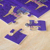 Whimsical Llamas Happy Hanukkah 20"x20" Puzzle (Côté)