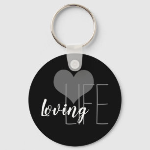 whimsical LOLife lettering with hart Sleutelhanger