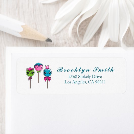 Whimsical Lollypops retouradres label (Insitu)