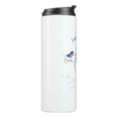 Whimsical Long-Legged Snowman Thermosbeker (Gedraaid links)