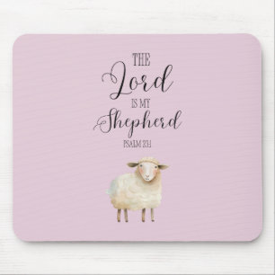 Whimsical Lord is Mijn Herder Psalm 23:1 Muismat
