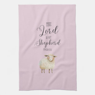 Whimsical Lord is Mijn Herder Psalm 23:1 Theedoek