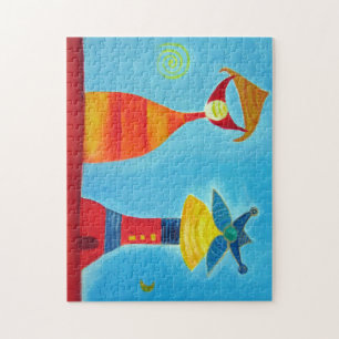 Whimsical Love 11x14 Puzzle photo avec boîte cadea