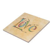 Whimsical Love Hand-Lettering Tegeltje (Zijkant)