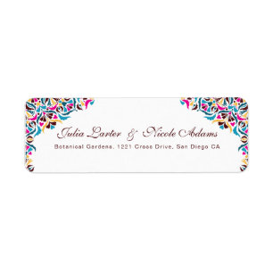 Whimsical Luxe Ivoor Bloemen Stijl Border Wedding Etiket