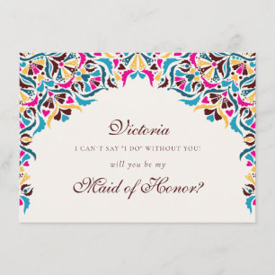 Whimsical Luxe Ivoor Bloemen Stijl Border Wedding Menu