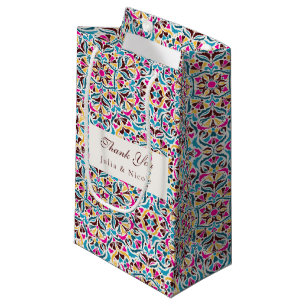 Whimsical Luxe Ivoren Bloemrijke Stijl Rand Bruilo Klein Cadeauzakje