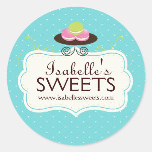 Whimsical Macaron Labels