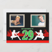 Whimsical Mafia Style 30e anniversaire Invitation  (Devant)