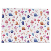 Whimsical Magic Garden Patroon Grote Gift Bag Groot Cadeauzakje (Achterkant)