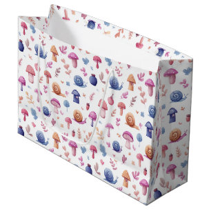 Whimsical Magic Garden Patroon Grote Gift Bag Groot Cadeauzakje
