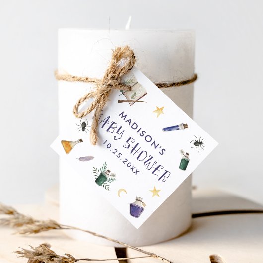 Whimsical Magic Potions Halloween Baby shower Bedankjes Labels