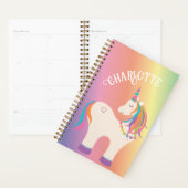 Whimsical Magic Rainbow Unicorn Personnalisé (Devant avec enveloppe)