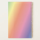Whimsical Magical Rainbow Unicorn, gepersonaliseer Planner (Achterkant)