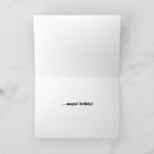 Whimsical Magical Toad Mushrooms Verjaardag Kaart (Binnen)