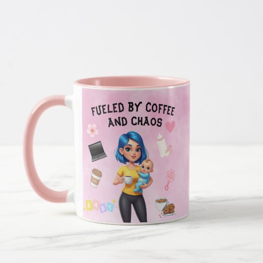 Whimsical Maman Life Mug (Gauche)