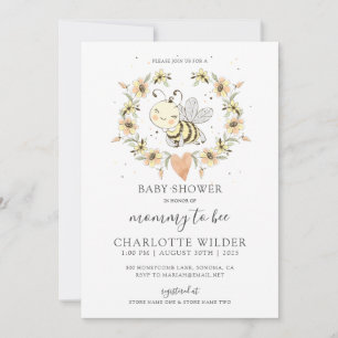 Whimsical mammie om Baby shower uit te nodigen Kaart