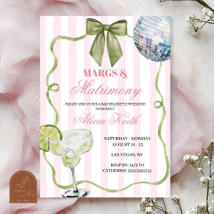 Whimsical Margs en huwelijk Bachelorette Kaart