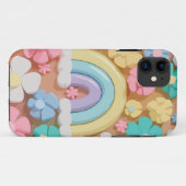 Whimsical Marshmallow Blooms - Levendige telefoonh Case-Mate iPhone Case (Achterkant (horizontaal))