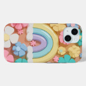 Whimsical Marshmallow Blooms - Levendige telefoonh Case-Mate iPhone Case (Achterkant (horizontaal))