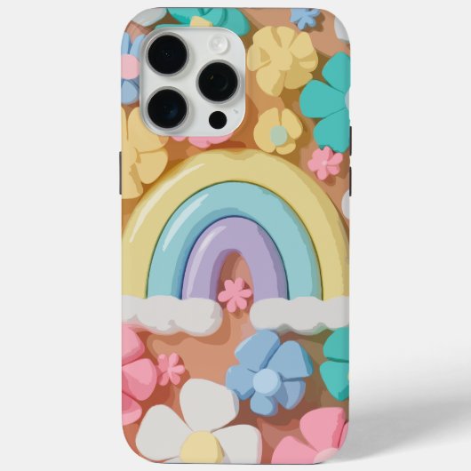 Whimsical Marshmallow Blooms - Levendige telefoonh Case-Mate iPhone Case (Achterkant)