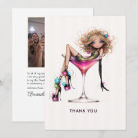 Whimsical Martini Diva Verjaardagsfeest Foto