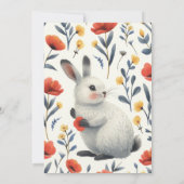 Whimsical Meadow Personalized Easter Brunch Kaart (Achterkant)