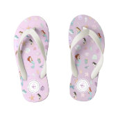 Whimsical Mermaids Monogram Kinder Teenslippers (Voetbed)