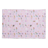 Whimsical Mermaids Monogram Kussensloop (Achterkant)