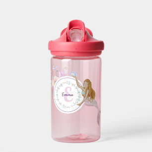 Whimsical Mermaids Monogram Waterfles