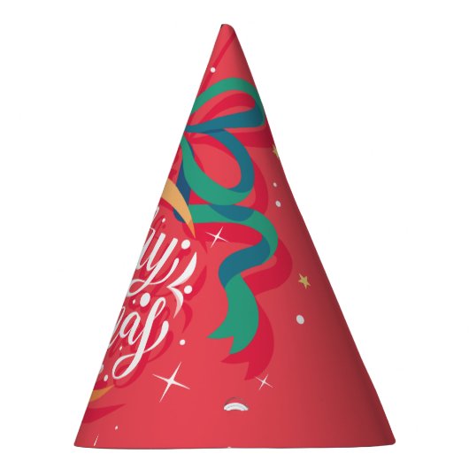 Whimsical Merry kerst | Kerstmis Feesthoedjes (Rechts)