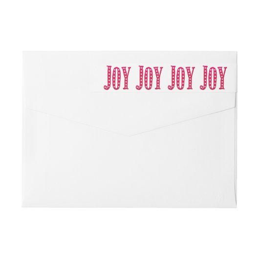 Whimsical-met-kerstcadeau Joy Custom (Achterkant)