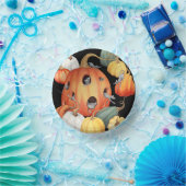 Whimsical Mice and Pumpkins Halloween Papieren Kommen (Feest)