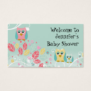 Whimsical mignon Fun Swirl Owl Owls Baby Name Wall