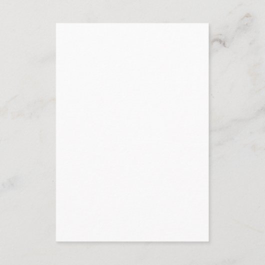 Whimsical Minimalist Script Schedule of Events Informatiekaartje (Achterkant)