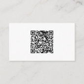 Whimsical Minimalist Script Wedding Website Enclos Informatiekaartje (Achterkant)