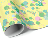 Whimsical Modern Forest Cadeaupapier (Rol Hoek)