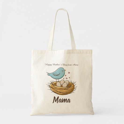 Whimsical Modern Mother`s Day Tote Bag (Devant)