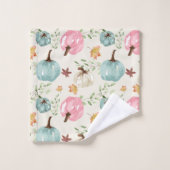 Whimsical Moderne aquarelle automne feuillage citr (Gant de toilette)
