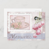 Whimsical Moederdag Scrapbook Journaal Herinnering Briefkaart (Voorkant / Achterkant)