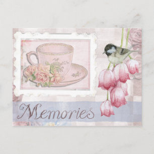 Whimsical Moederdag Scrapbook Journaal Herinnering Briefkaart